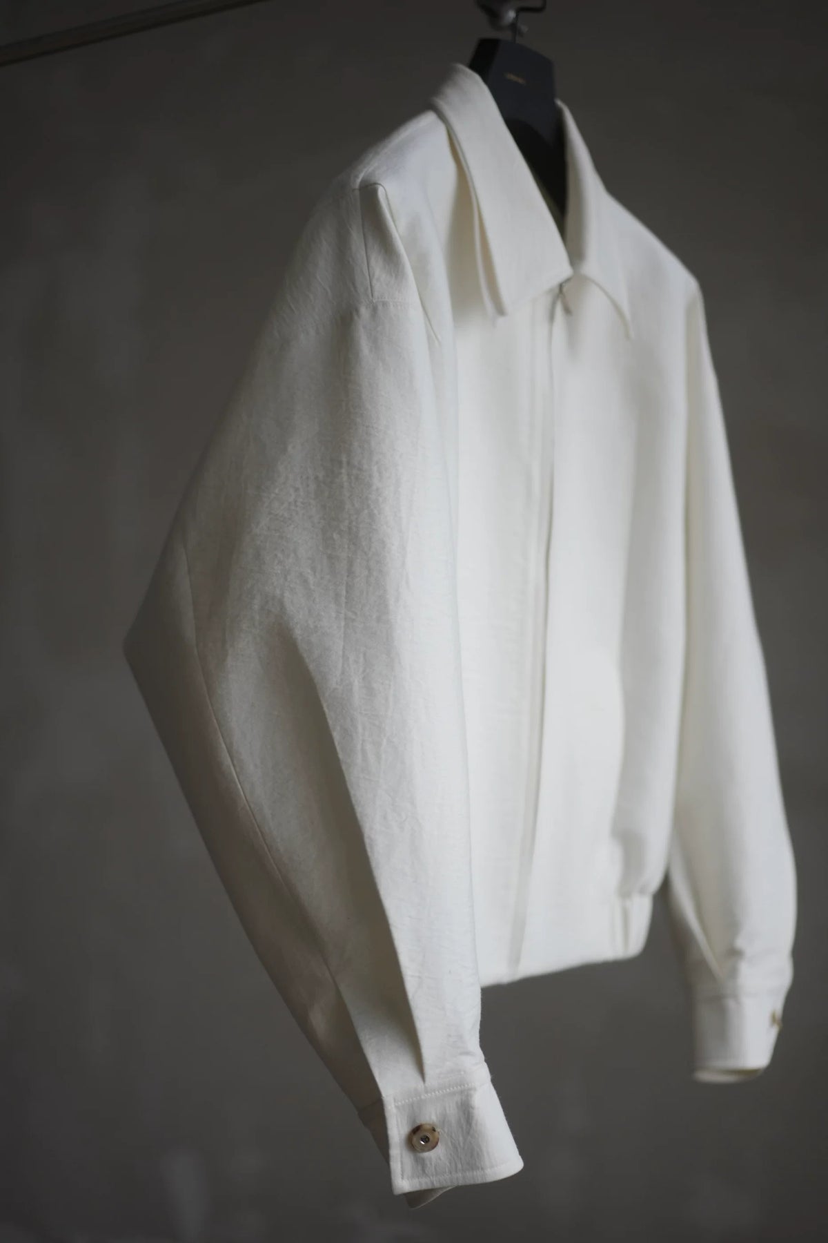 Textured Double-Collar Zip Jacket product view 3