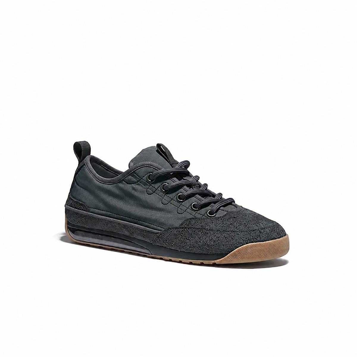 Suede-Panel Air-Cushion Low-Top Sneakers product view 3