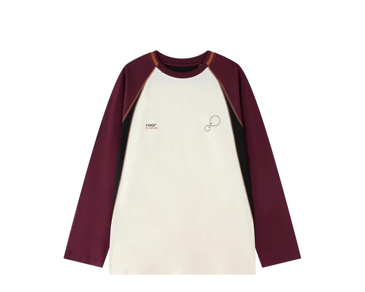Colorblock Back-Graphic Raglan Top product view 2
