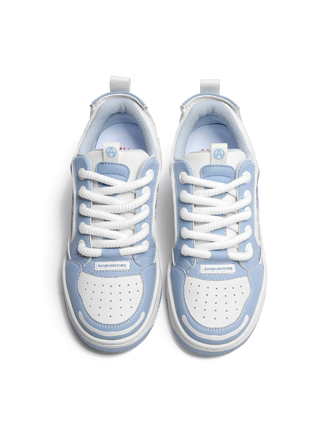 Colorblock Graphic Skate Sneakers - View 15