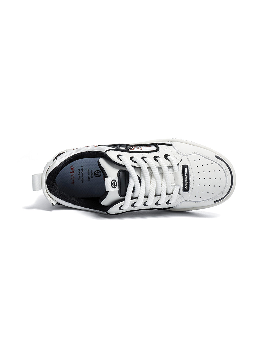Colorblock Graphic Skate Sneakers - View 29