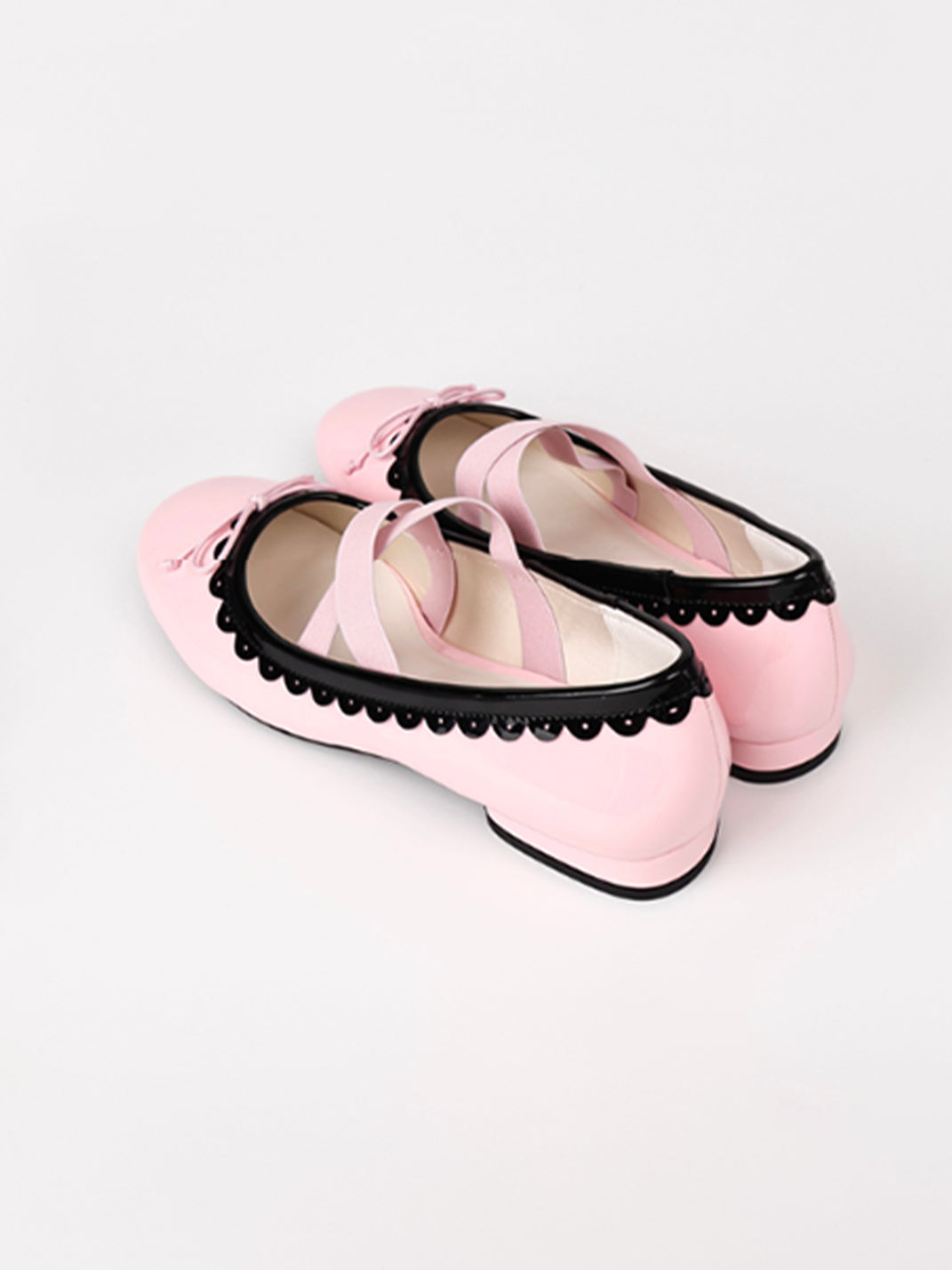 Contrast-Trim Ballet Mary Jane Flats - View 18