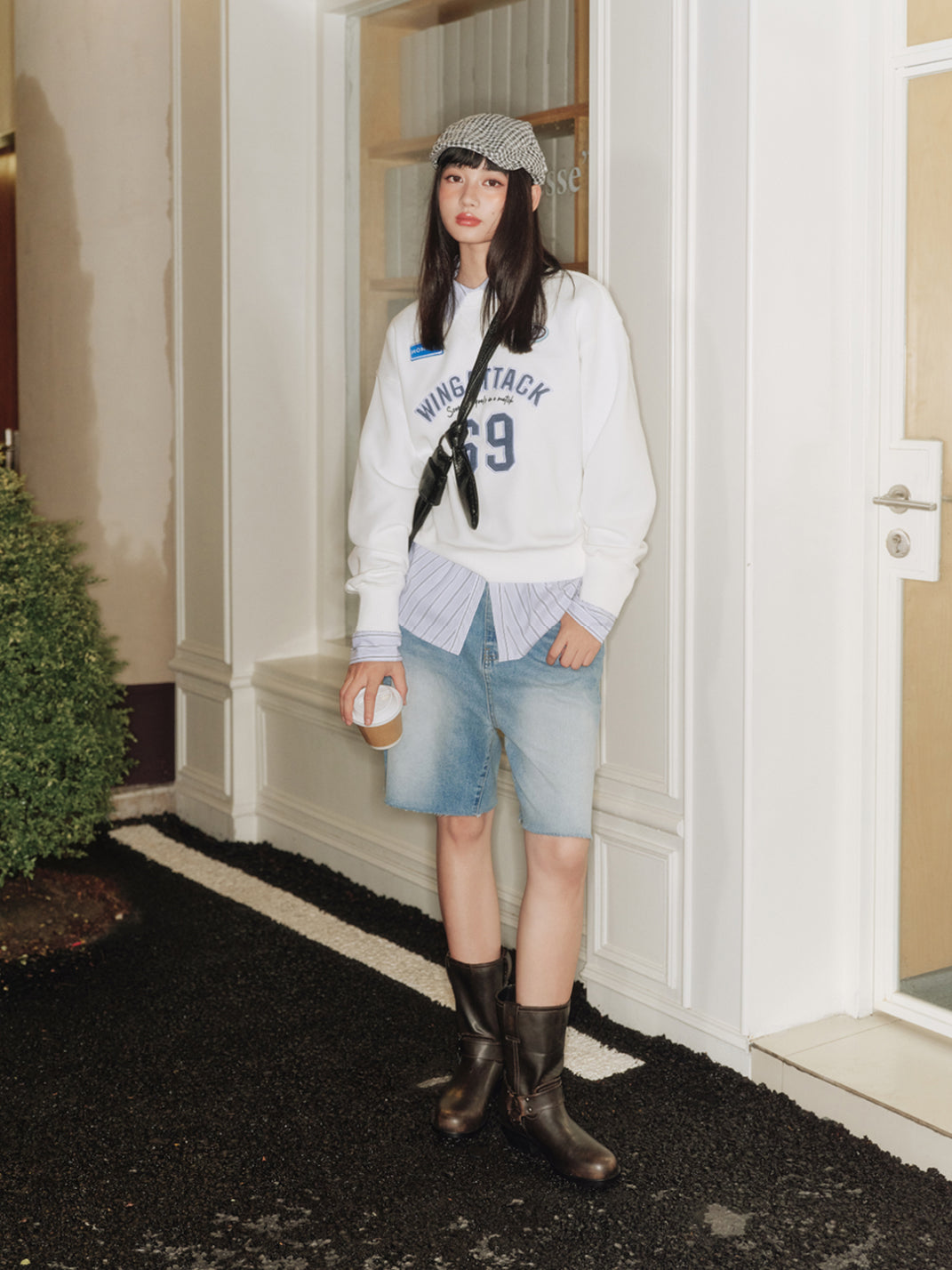 Brown Buckled Western Ankle Boots - View 6