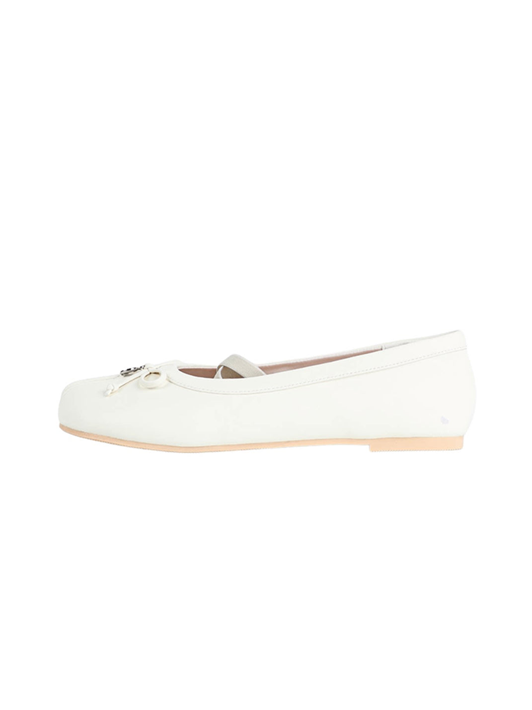 Glossy Split-Toe Strap Ballet Flats - View 9