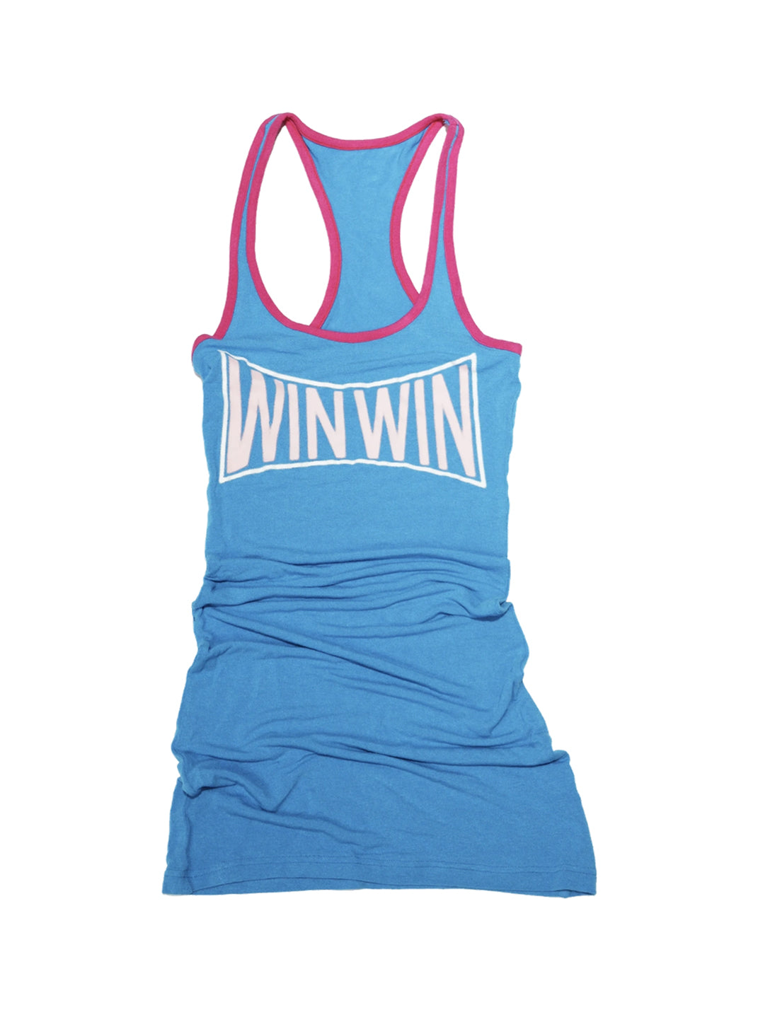 Contrast-Edge Graphic Racerback Longline Tank — product view 4
