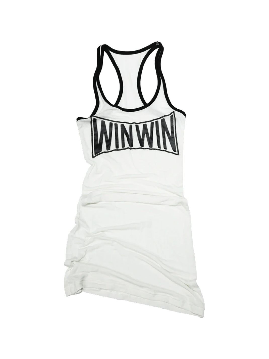 Contrast-Edge Graphic Racerback Longline Tank — product view 10