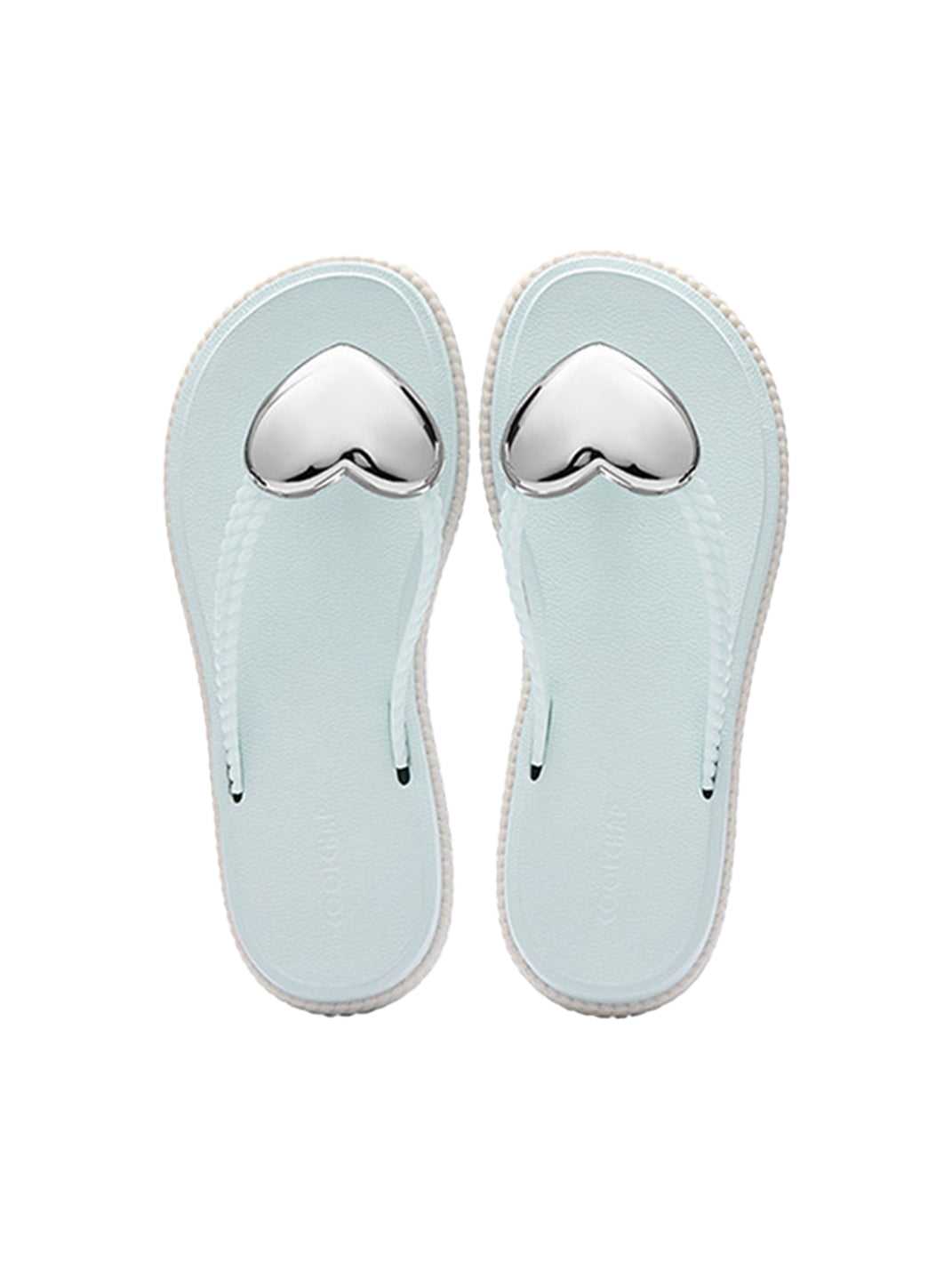 Heart Wave Platform Flip-Flops - View 13