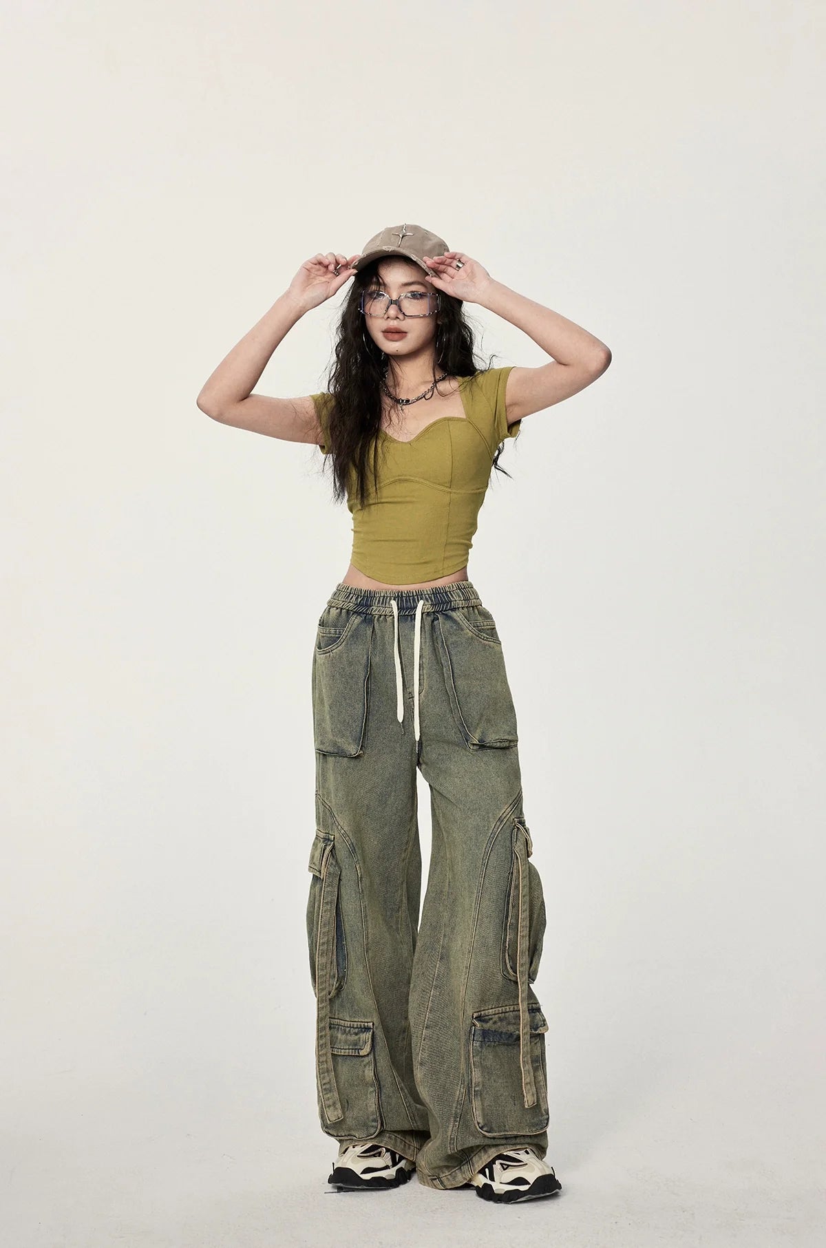 Twisted Open Back Crop Top