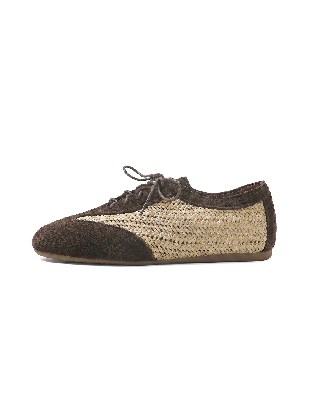 Woven Leather German Trainer Sneakers