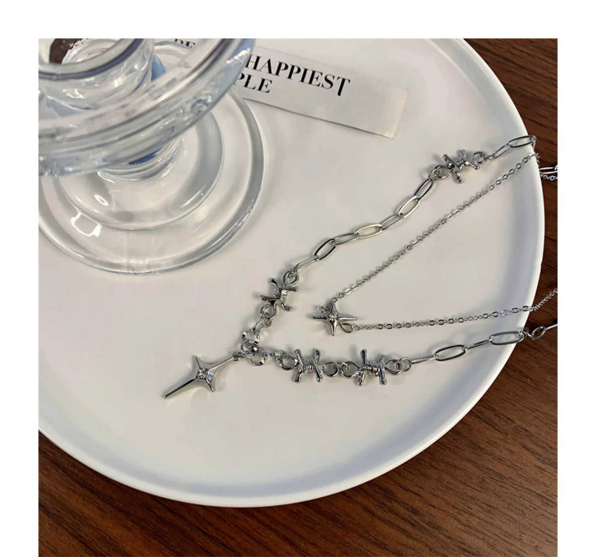 Layered Star Pendant Necklace product view 2
