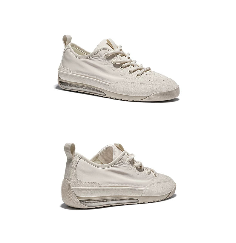 Suede-Panel Air-Cushion Low-Top Sneakers product view 1