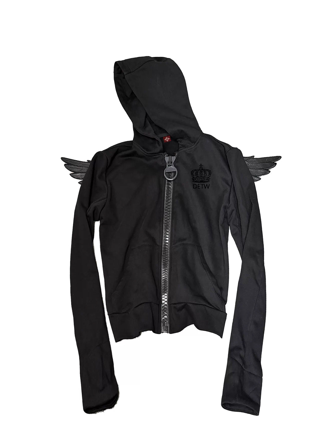 3D Wing-Applique Zip Hoodie - View 2