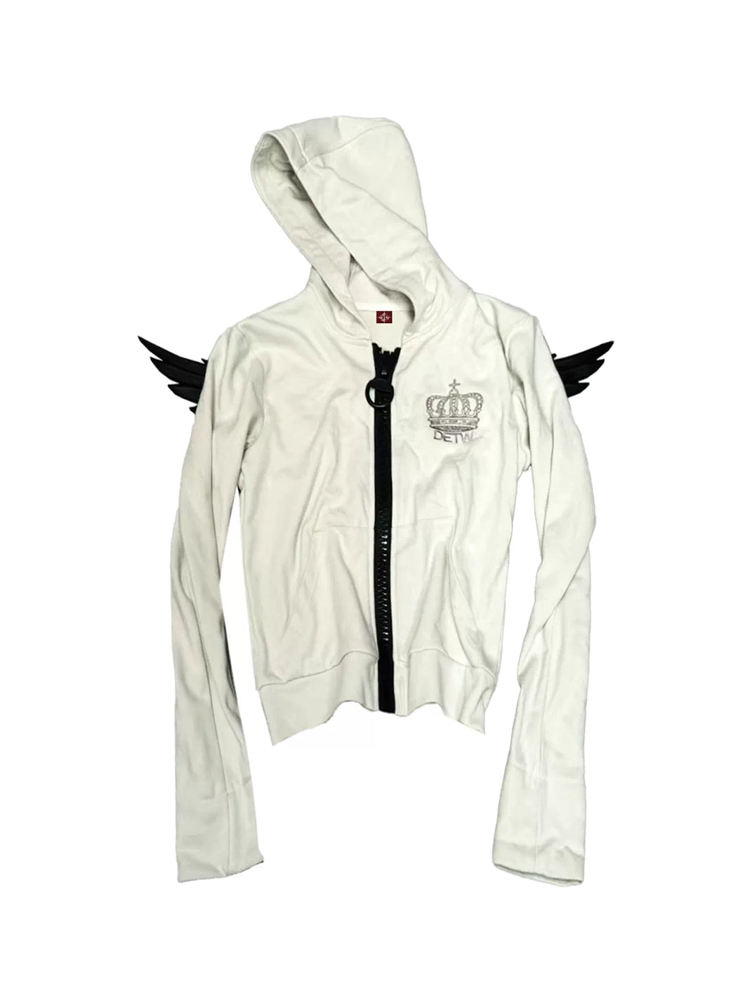 3D Wing-Applique Zip Hoodie - View 4