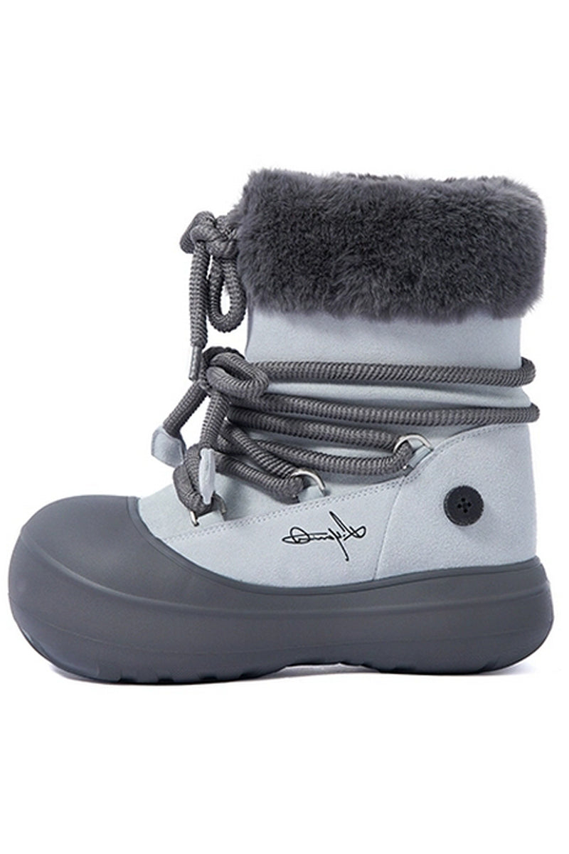 Fur Trim Winter Snow Boots