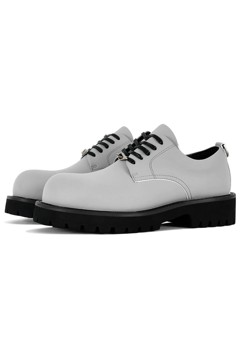 Leather Lug Sole Derby Shoes