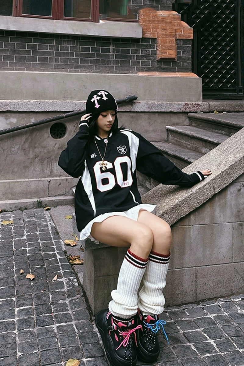 Black Pink Mesh Platform Chunky Sneakers