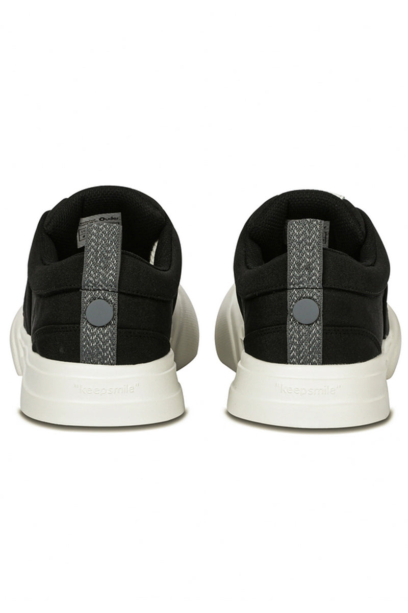 Classic Black White Platform Canvas Sneakers