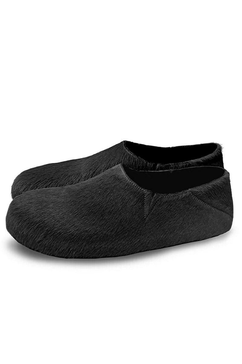 Faux Fur Slip-on Loafers