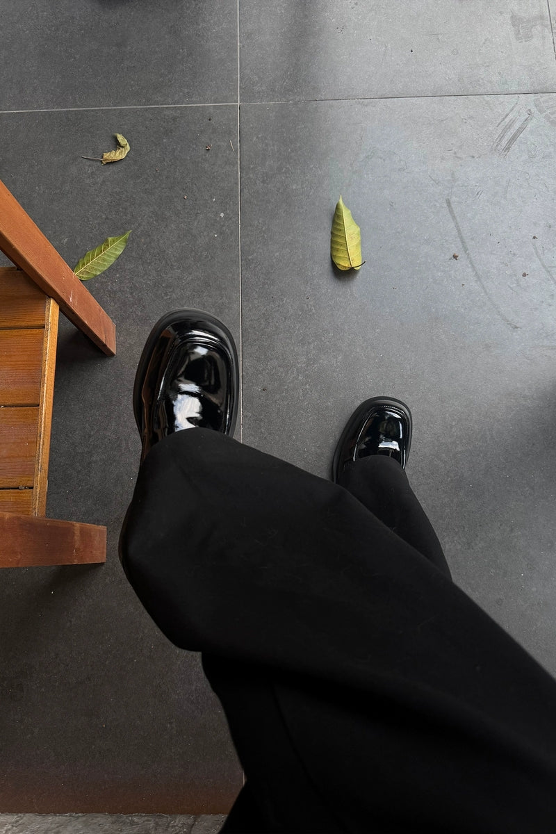 Patent Leather Penny Loafers