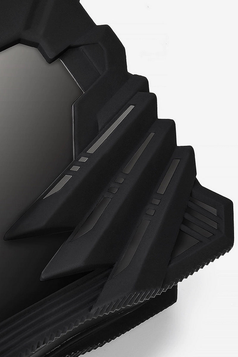 Black Cyberpunk Tech Crossbody Bag
