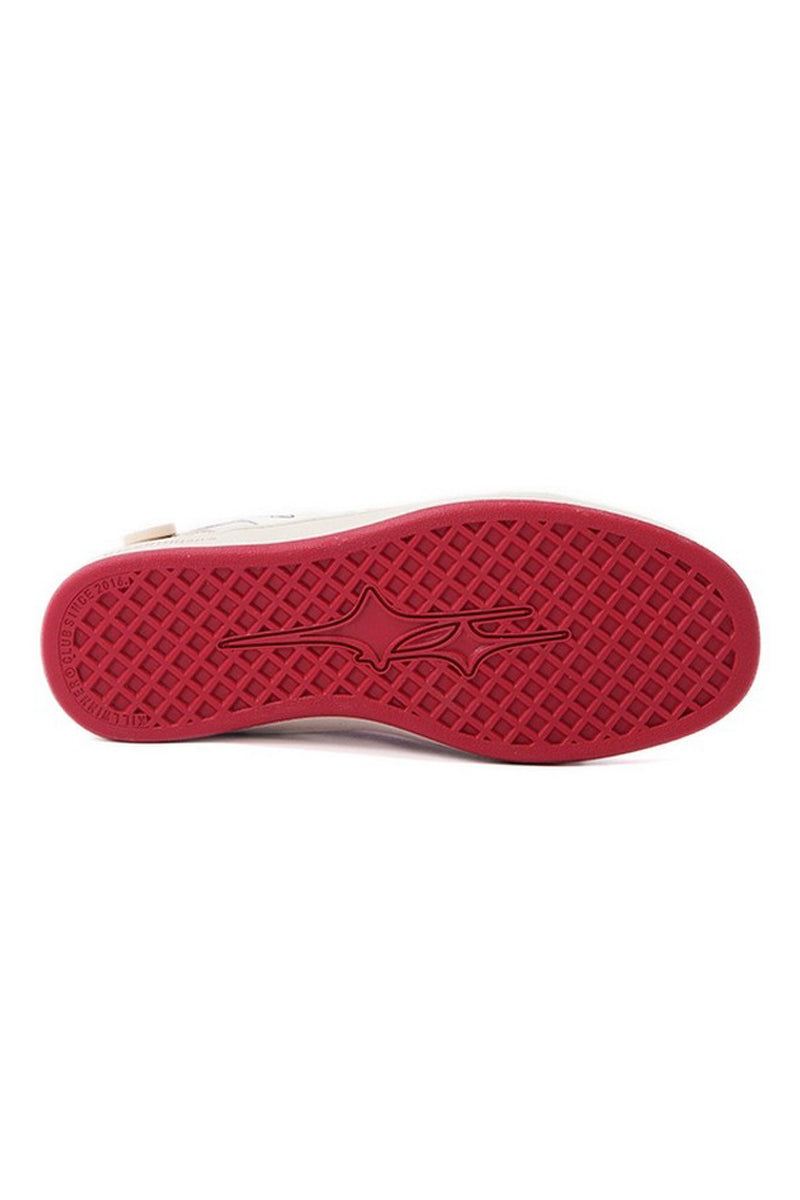 Red Bow Mesh Court Sneakers