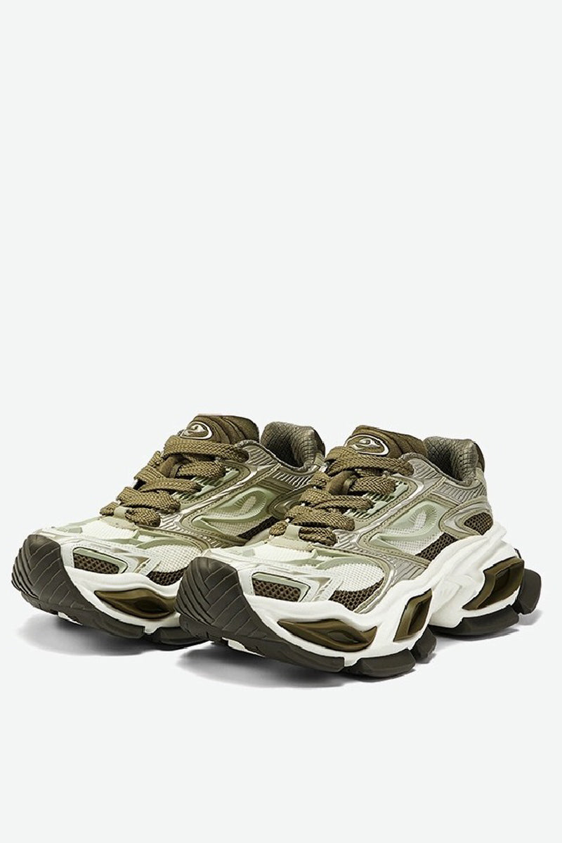 Dual-Eye Platform Running Sneakers