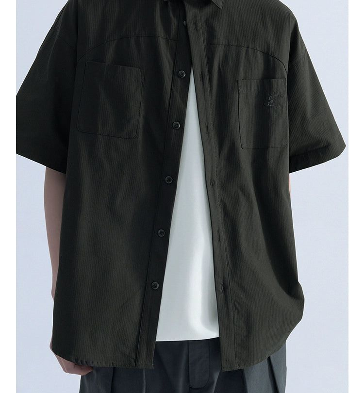 Buttoned Shirt with Thin Lines - chiclara