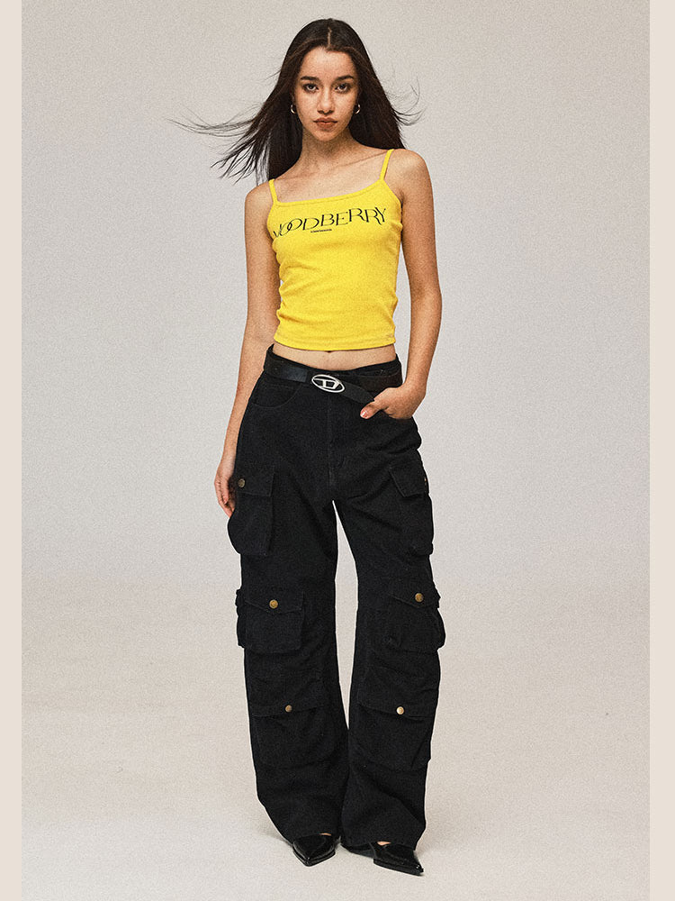Pantalon à jambes larges occasionnels en vrac hip-hop