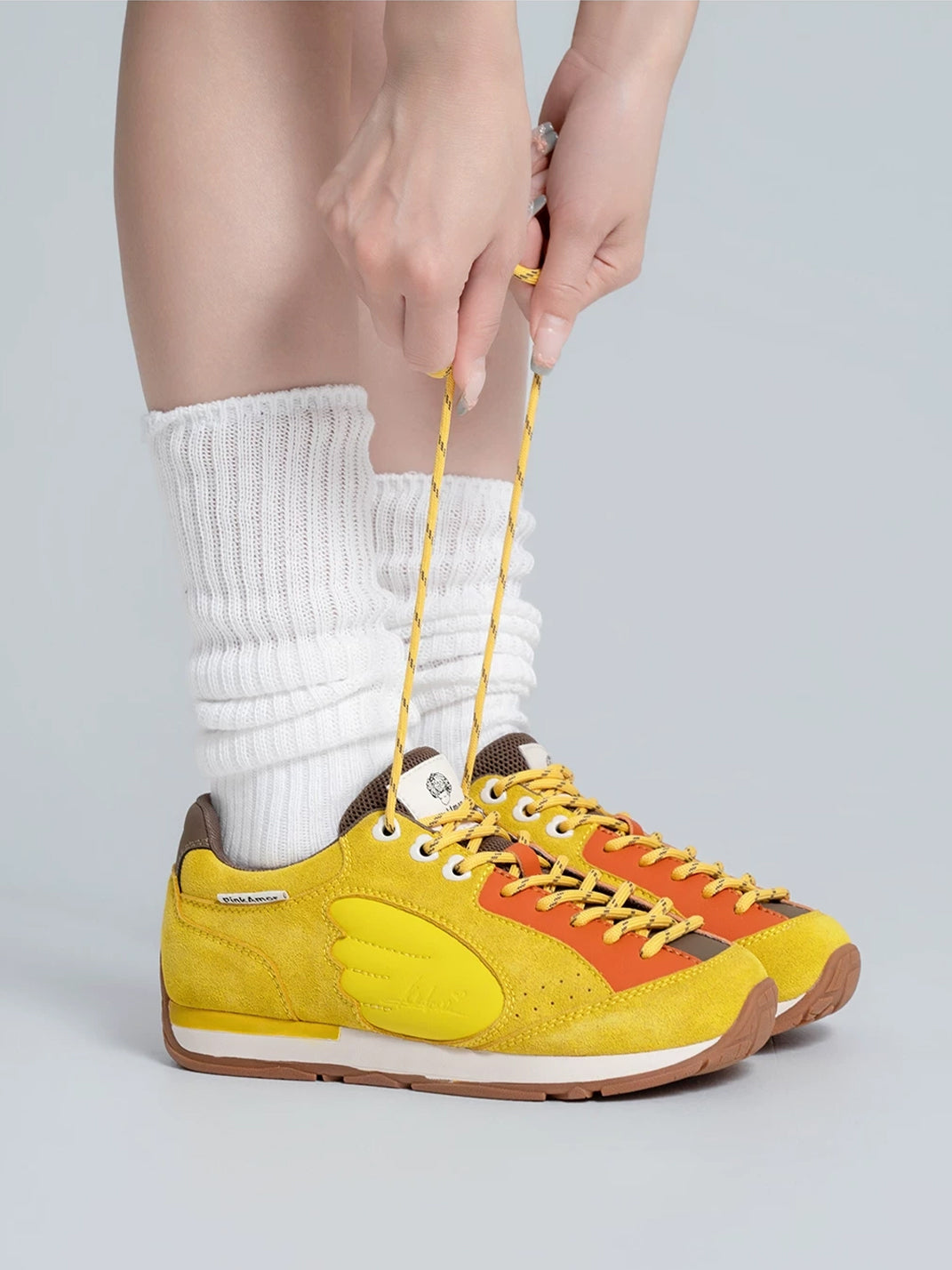 Wing-Panel Colorblock Retro Sneakers - view 13