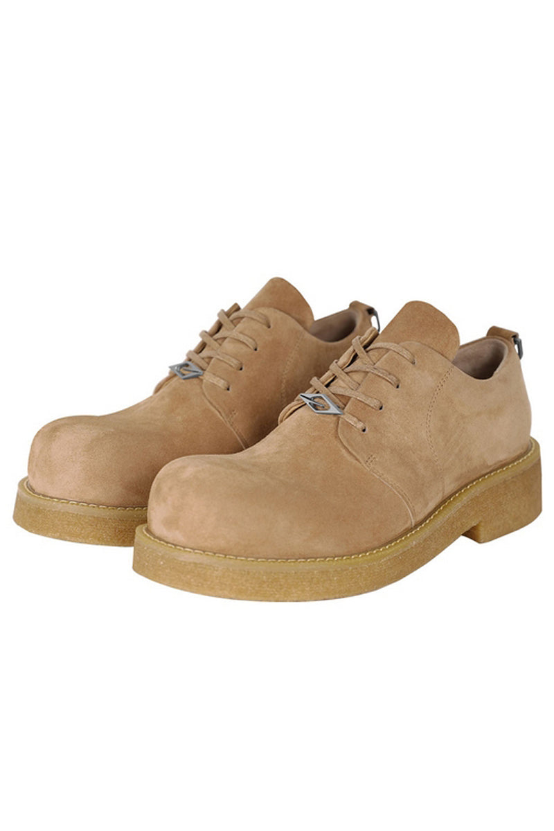 Suede Crepe Sole Derby Shoes