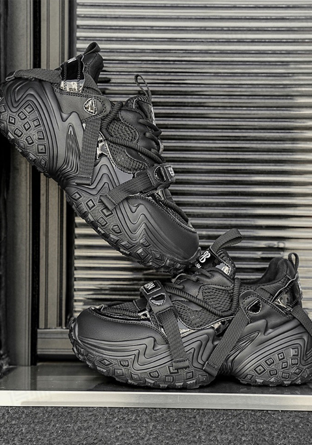 Racing-Tread Chunky Sport Sneakers - View 7
