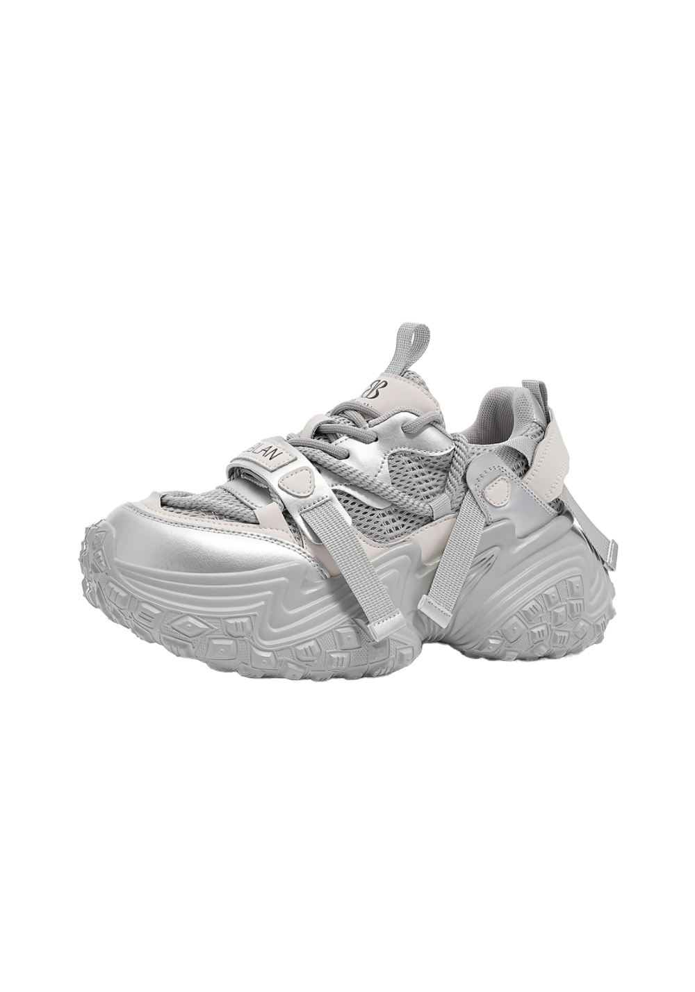 Racing-Tread Chunky Sport Sneakers - View 9