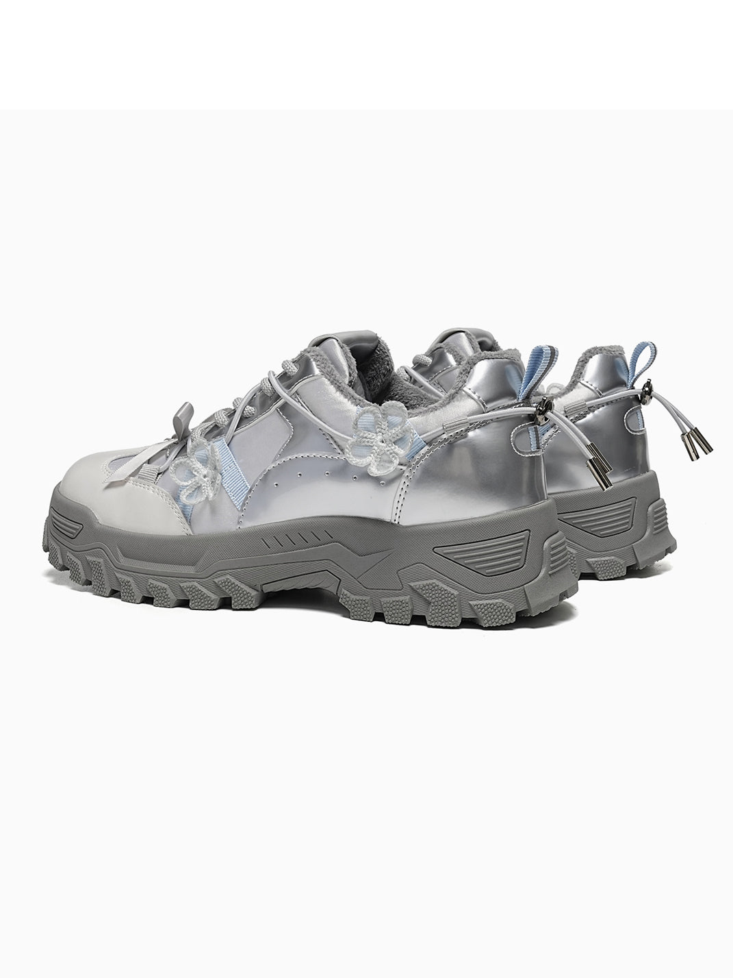 Sakura-Plush Chunky Trail Sneakers - View 4