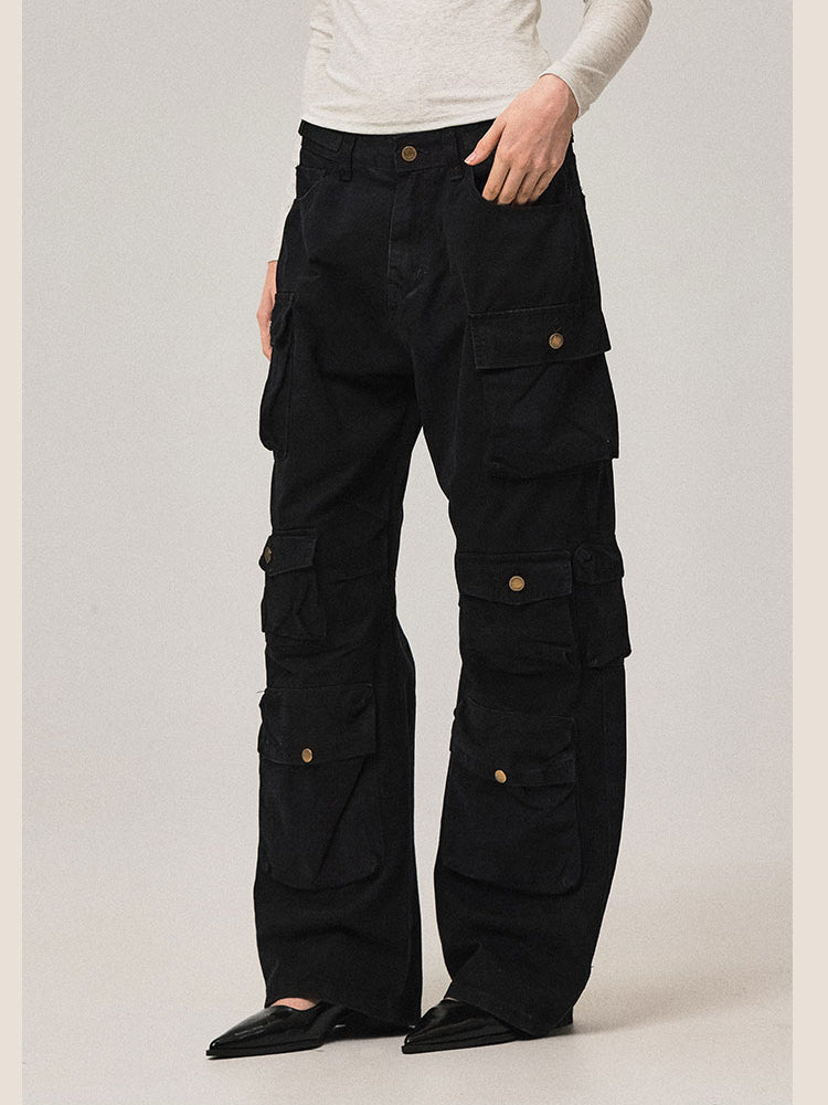 Pantalon à jambes larges occasionnels en vrac hip-hop