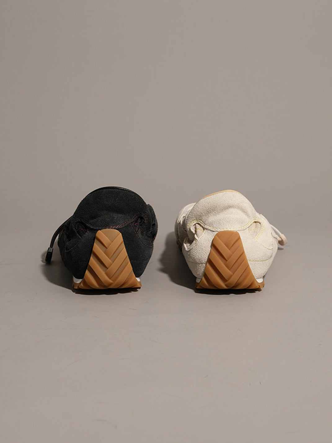 Paneled Nubuck Low-Profile Trainers - View 20