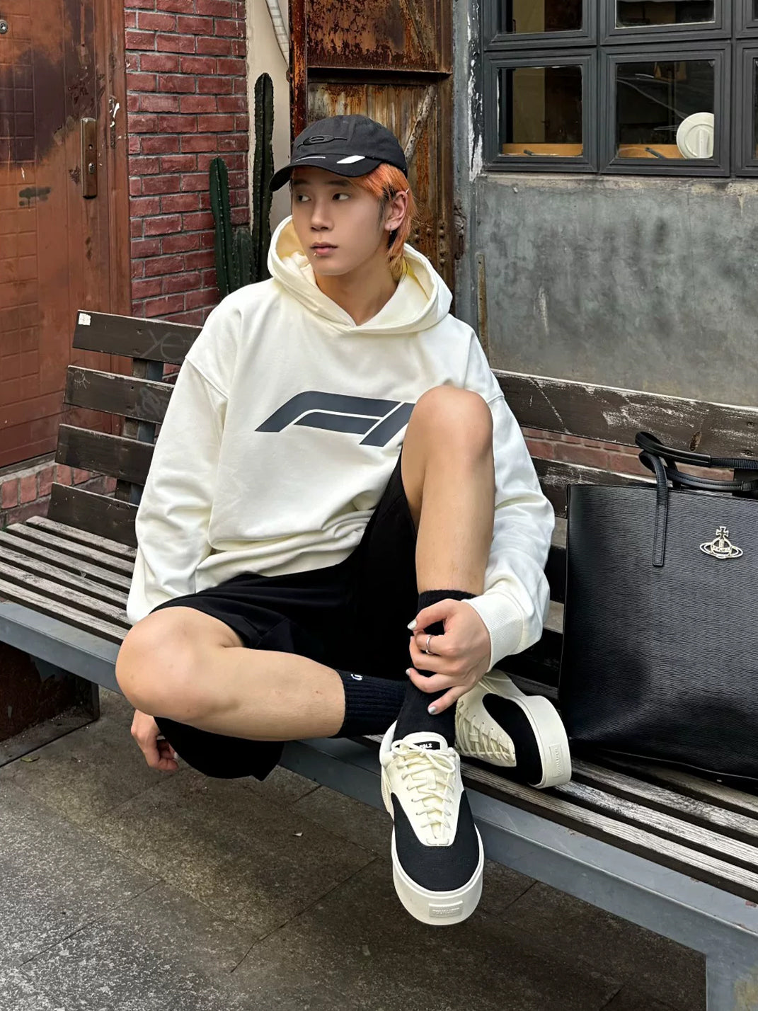 Two-Tone Platform Canvas Skate Shoes - View 2