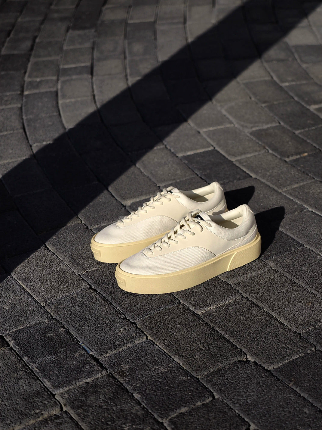 FAULT22 Neutral Platform Canvas Trainers - View 7
