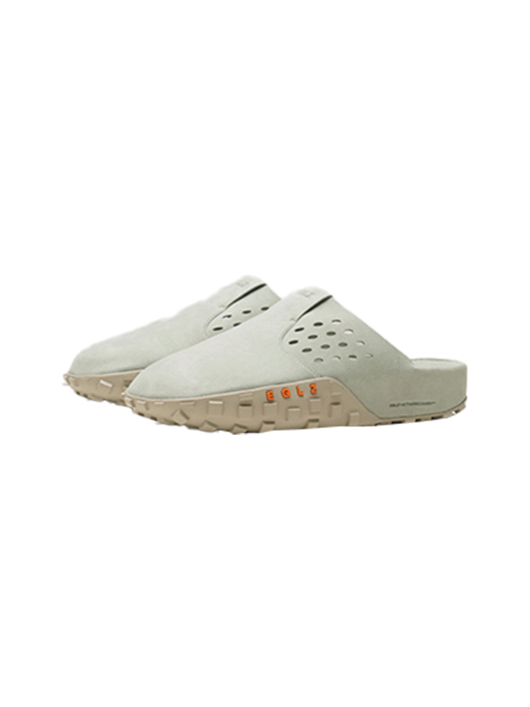 Perforated Wide-Fit Suede Support Mules - View 9