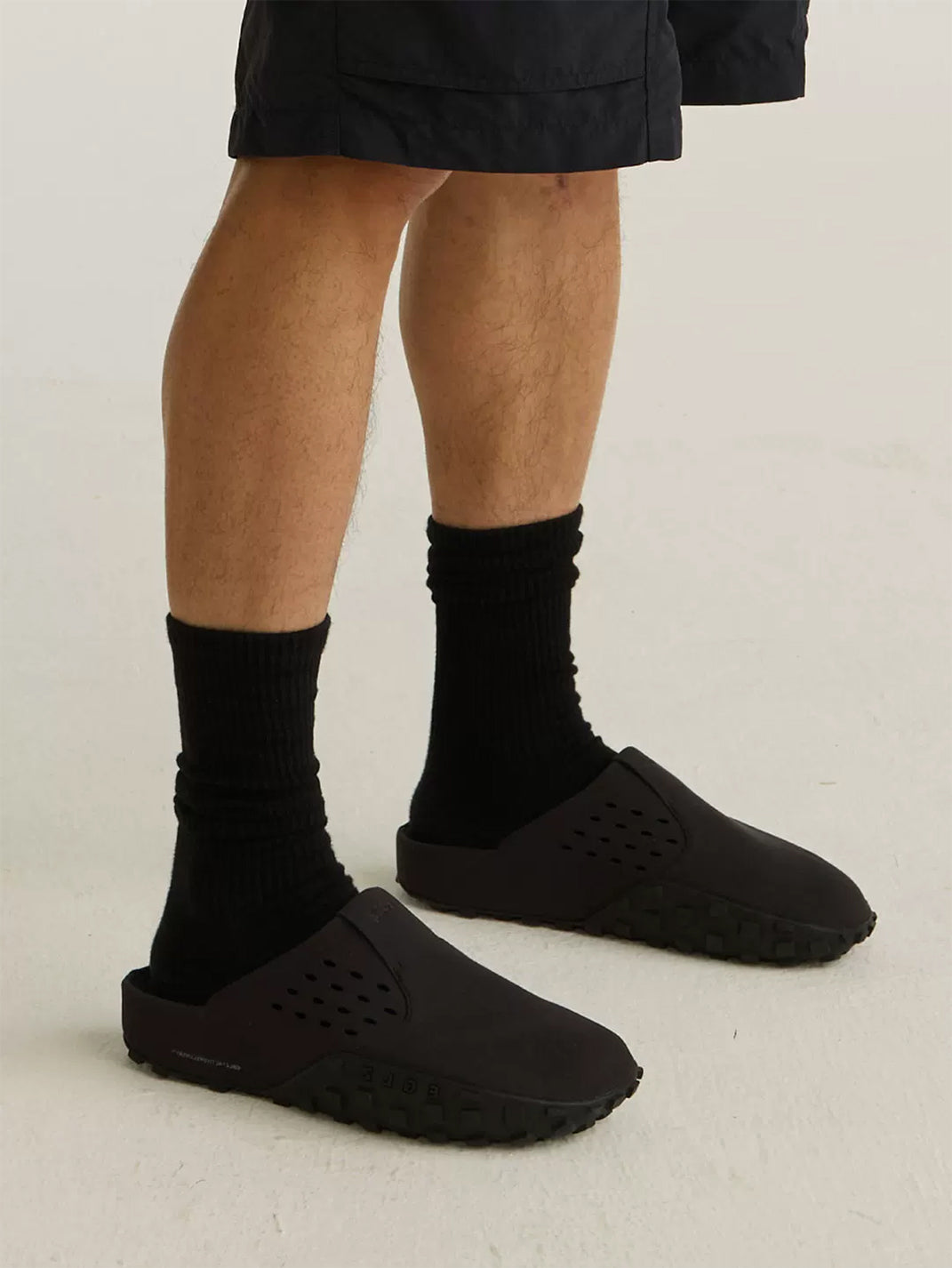 Perforated Wide-Fit Suede Support Mules - View 11