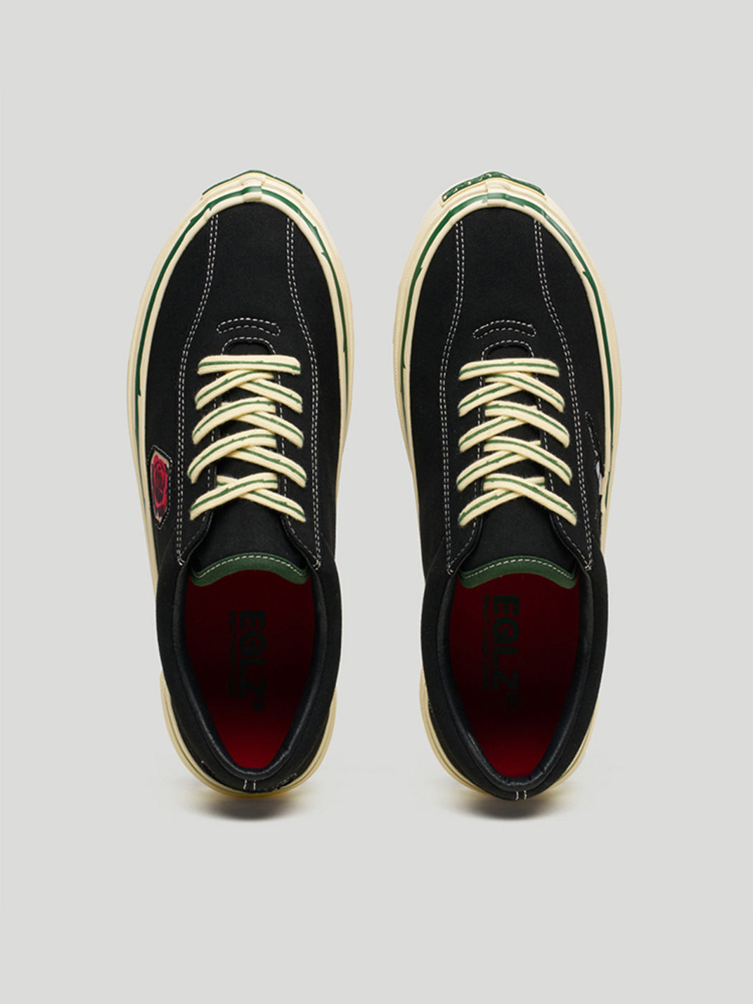 Rose-Embroidered Low-Top Skate Shoes - View 9