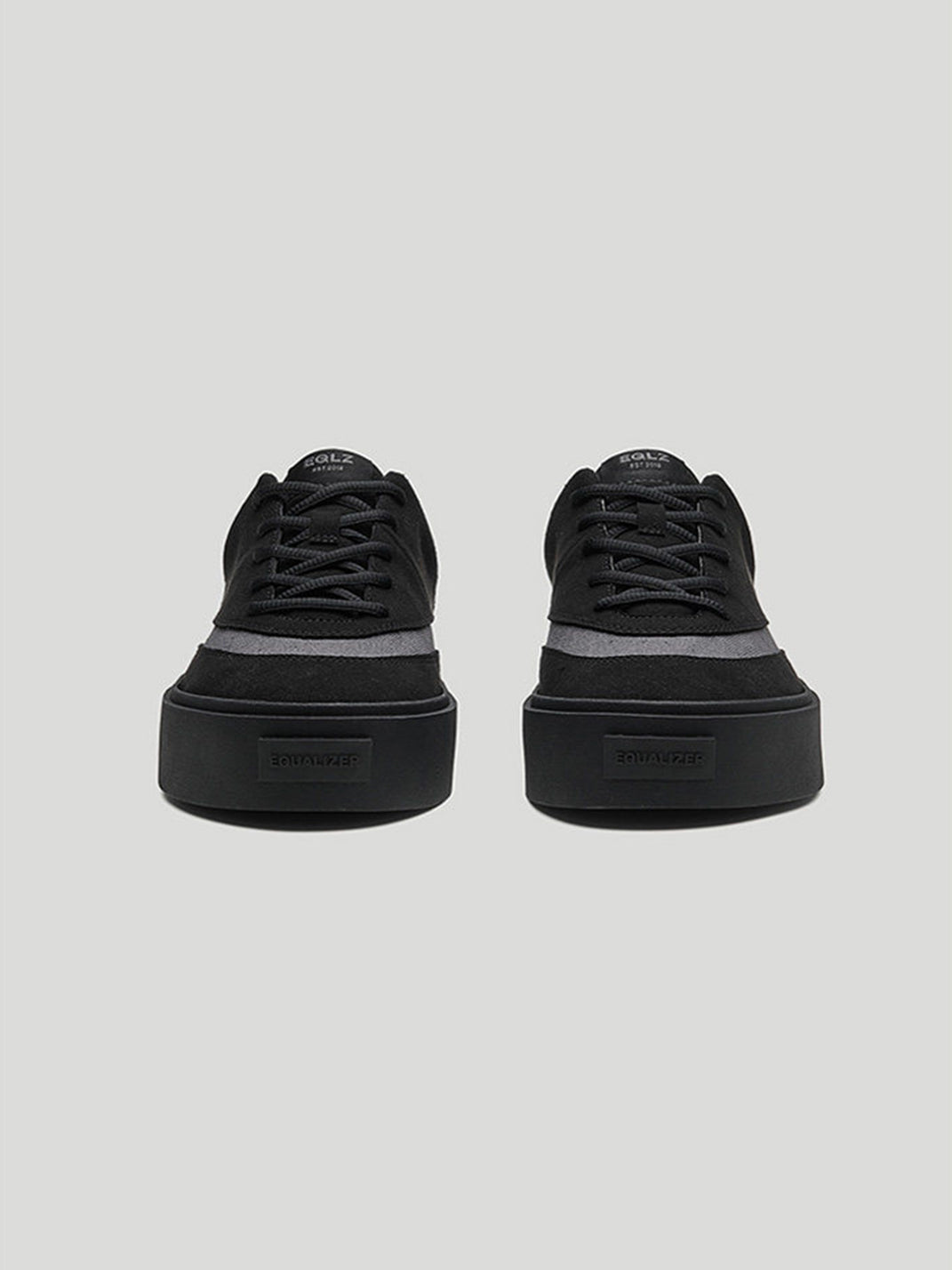 FAULT Suede Colorblock Platform Trainers - View 10