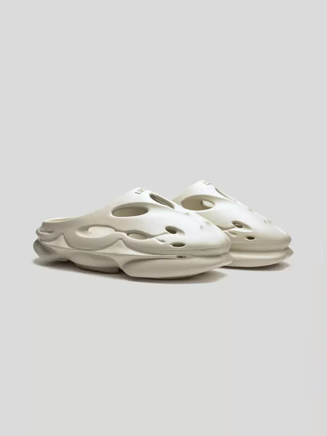 Perforated Dual-Density Platform Clogs - View 3