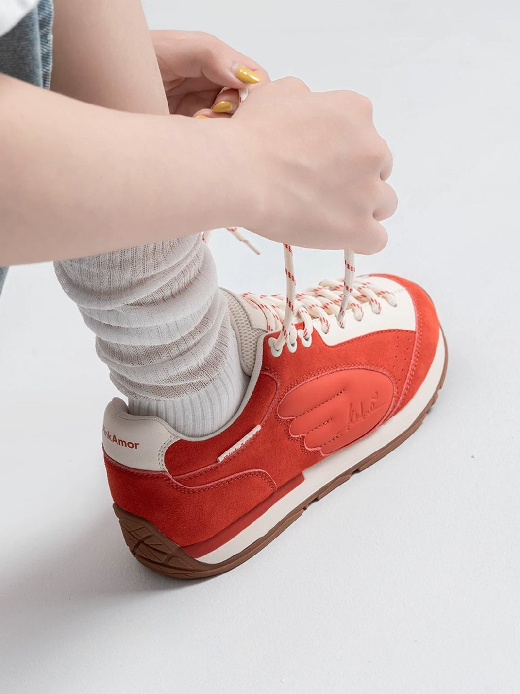 Wing-Panel Colorblock Retro Sneakers - view 3