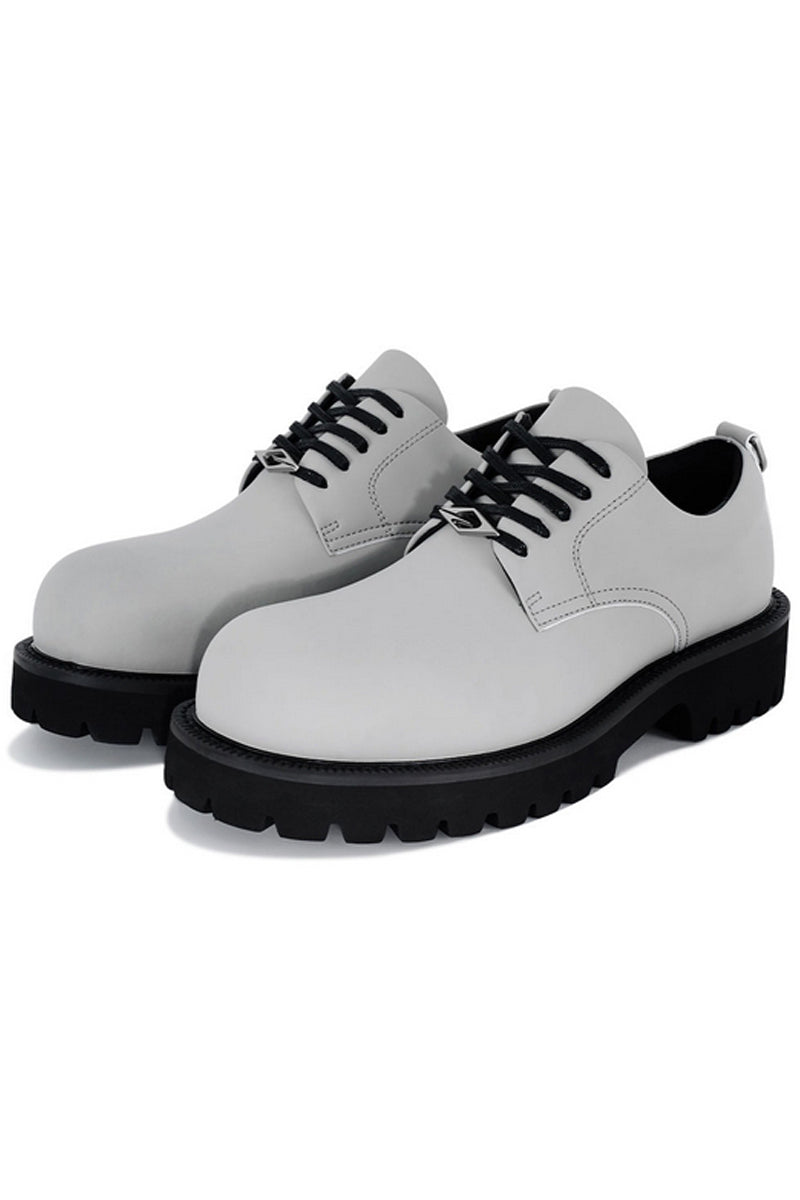 Leather Lug Sole Derby Shoes