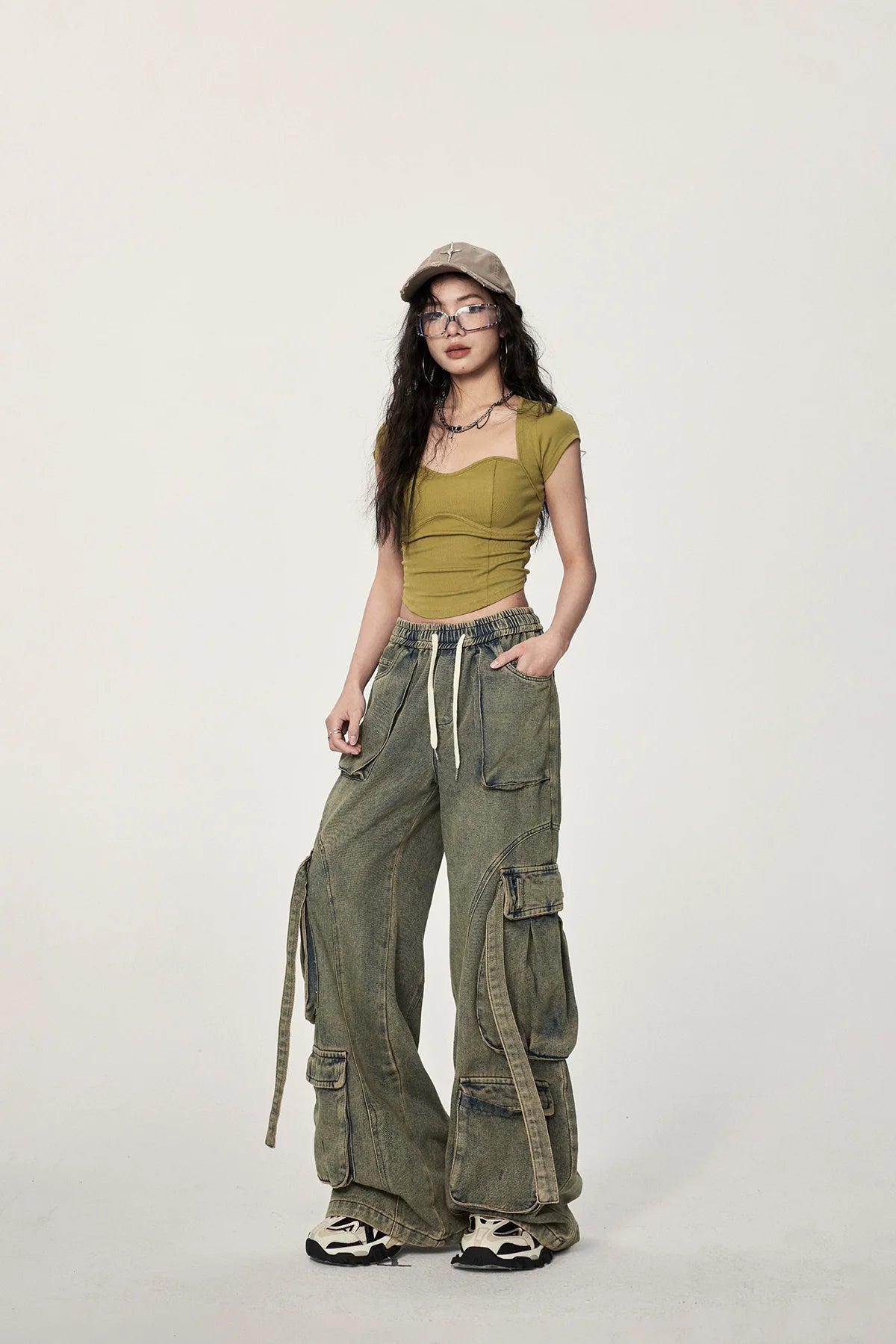 Twisted Open Back Crop Top