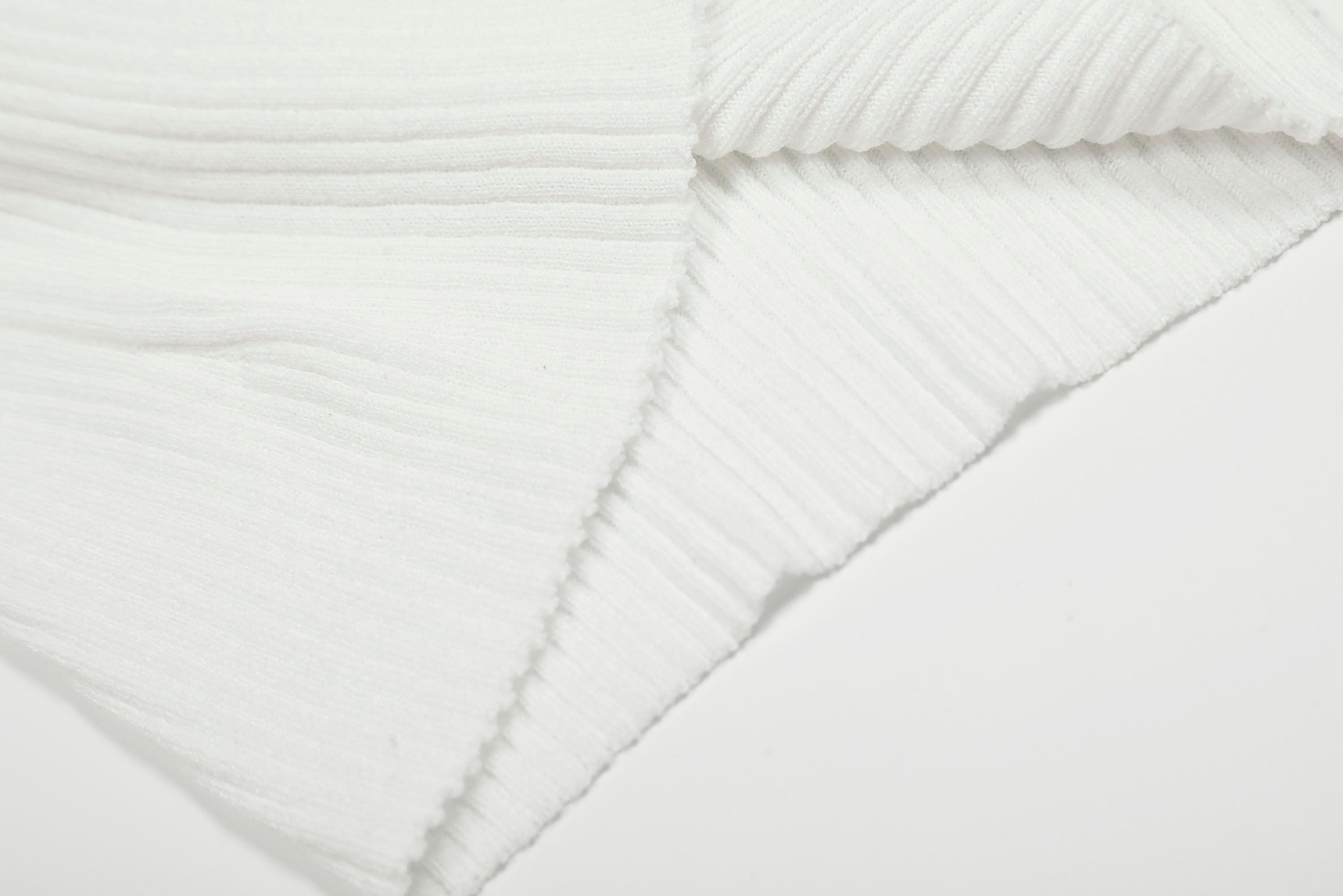 Ribbed Sleeveless Polo Shirt with Red Trim