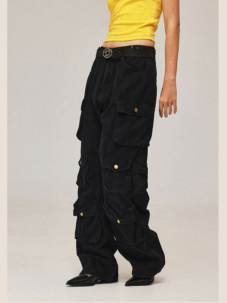 Pantalon à jambes larges occasionnels en vrac hip-hop