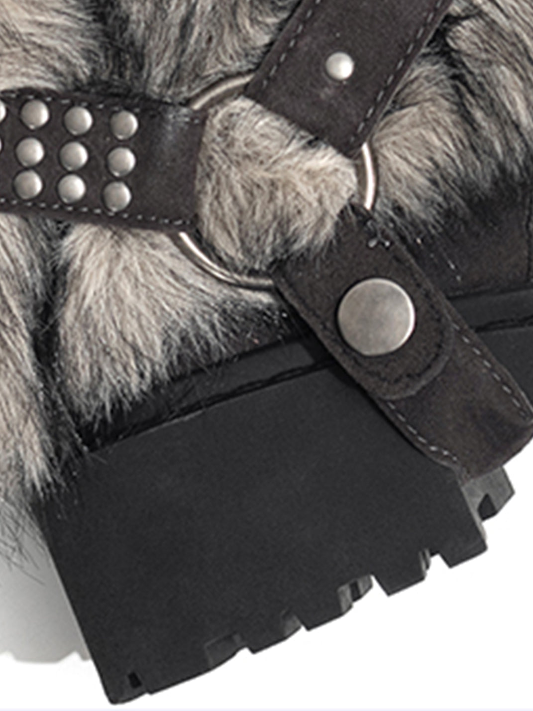 Faux Fur Waterproof Platform Snow Boots - View 8