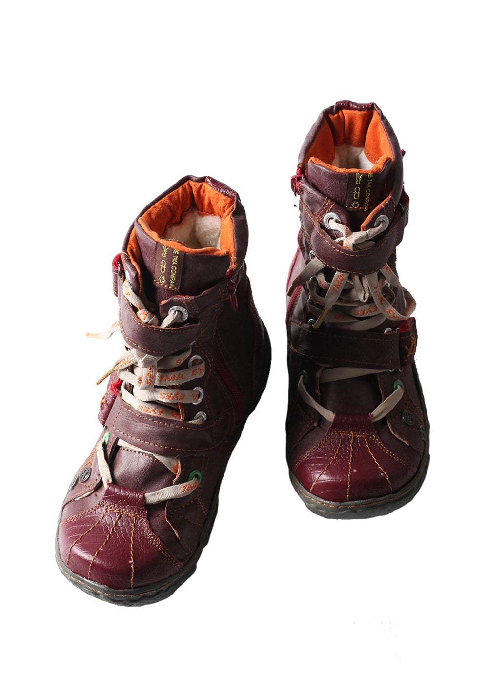 Fleece-Lined Hand-Stitched Mid-Calf Boots - View 5