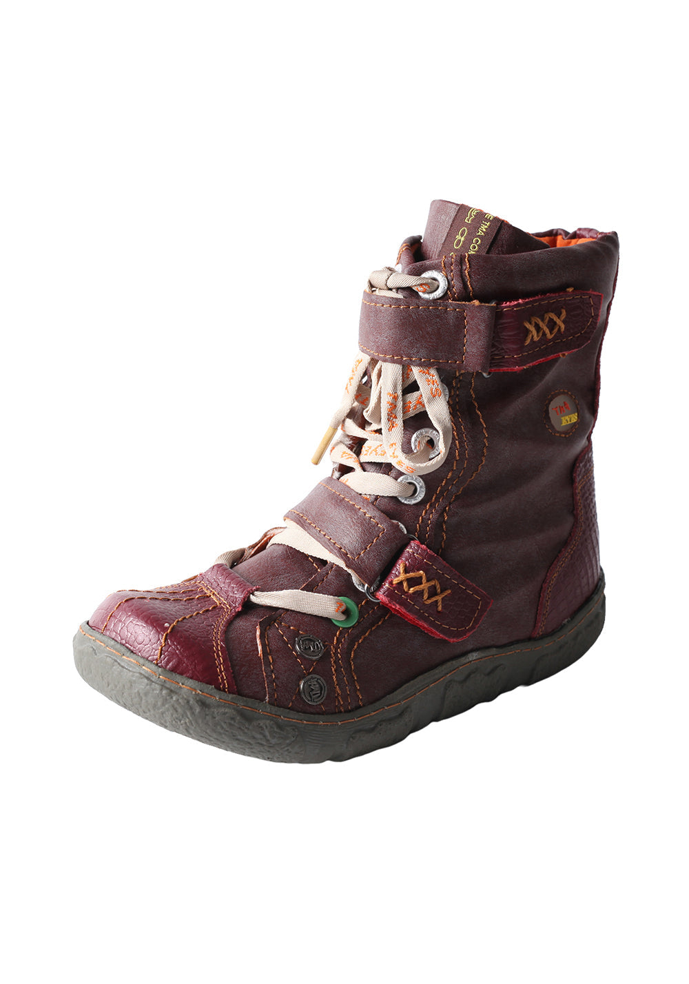 Fleece-Lined Hand-Stitched Mid-Calf Boots - View 6